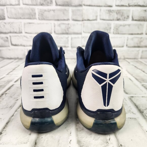 Nike Kobe 10 TB Low Men Sz 10 Midnight Navy Silver Basketball Sneaker 813030-401 main image 8